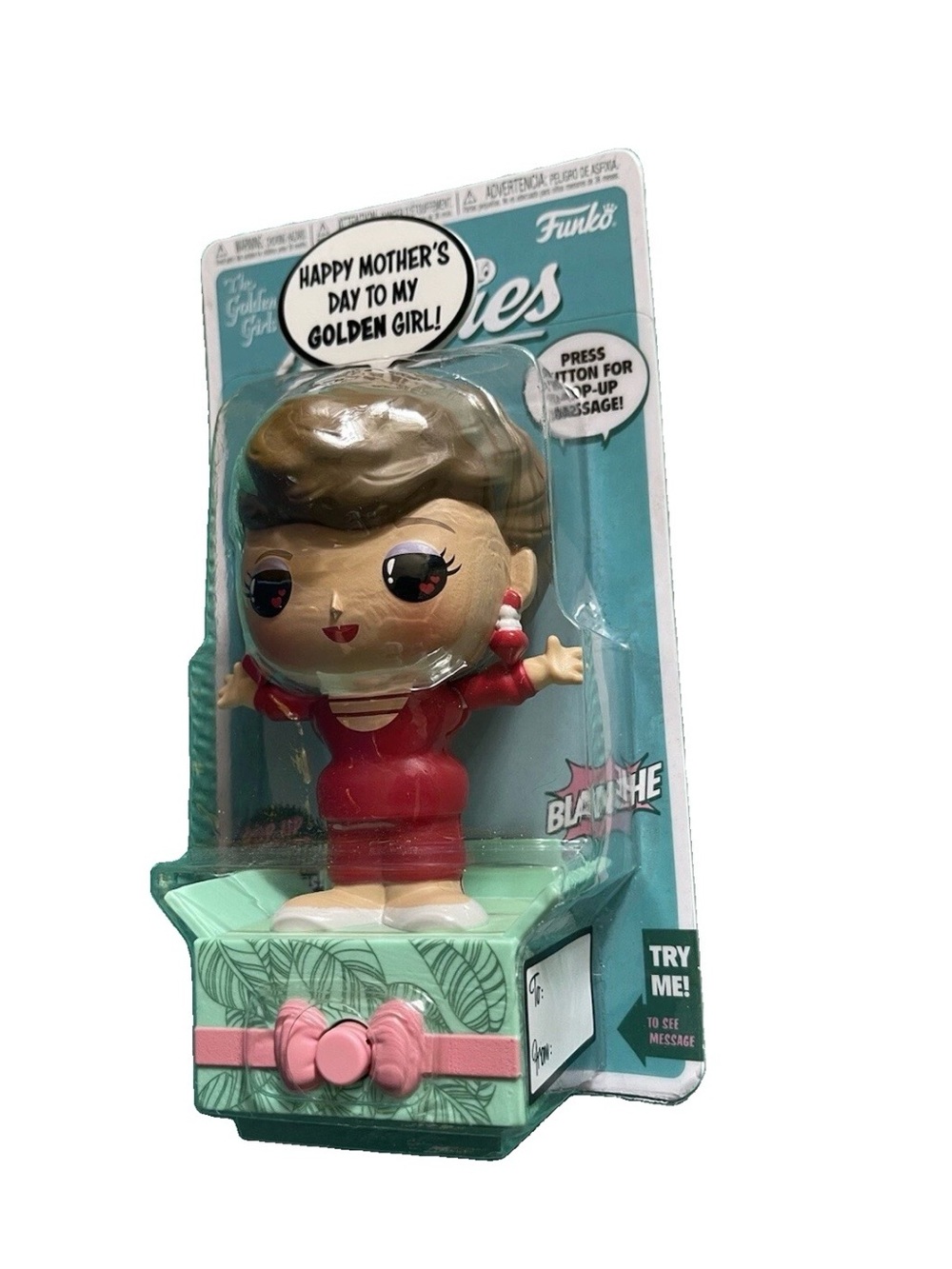 Funko Pop! Popsie's The Golden Girls Blanche Pop-Up Message Mother’s Day